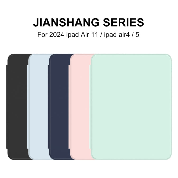 For iPad Air 11 2026 / 2025 / 2024 Mutural Jianshang Series Smart Leather Tablet Case(Black)