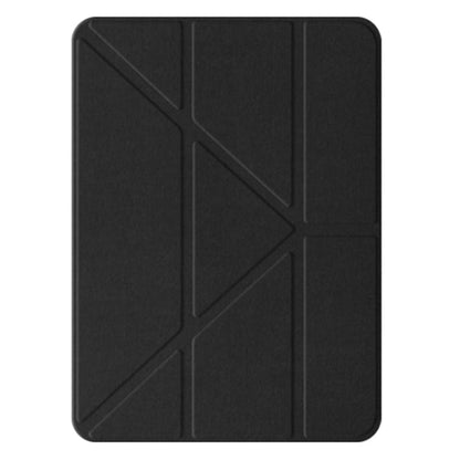 For iPad Pro 13 2025 / 2024 Mutural Multi-fold Smart Leather Tablet Case(Black)