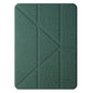 Pour iPad Air 13 2026 / 2025 / 2024 Étui Housse Tablette en Cuir Mutural Multi-plis (Vert)