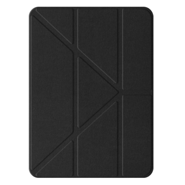 For iPad Air 11 2026 / 2025 / 2024 Mutural Multi-fold Smart Leather Tablet Case(Black)