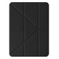 For iPad Air 11 2026 / 2025 / 2024 Mutural Multi-fold Smart Leather Tablet Case(Black)