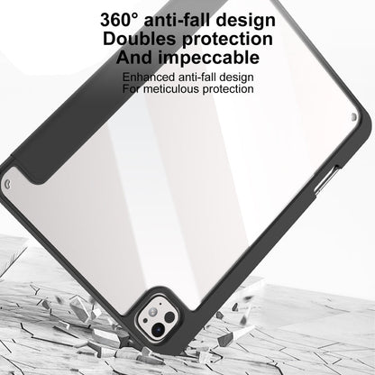 For iPad Pro 11 2025 / 2024 Mutural Pinyue Series Smart Leather Tablet Case(Grey)