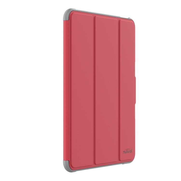 For iPad Pro 13 2025 / 2024 Mutural PC Hybrid TPU Leather Smart Tablet Case(Red)