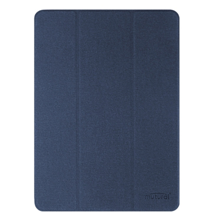 For iPad Pro 11 2025 / 2024 Mutural YASHI Series Tablet Leather Smart Case(Blue)