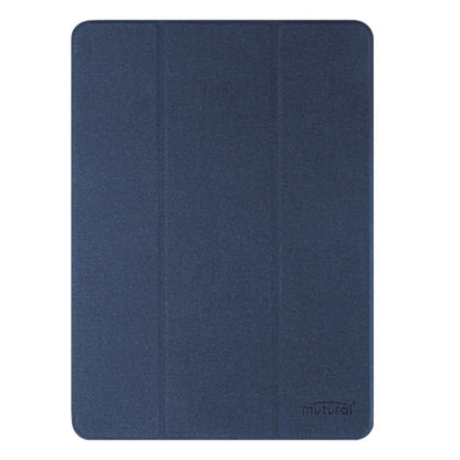 For iPad Pro 11 2025 / 2024 Mutural YASHI Series Tablet Leather Smart Case(Blue)