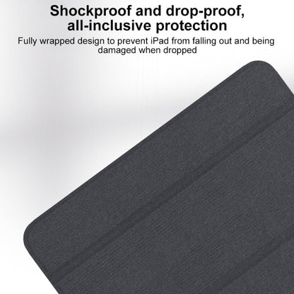 For iPad Air 13 2026 / 2025 / 2024 Mutural YASHI Series Tablet Leather Smart Case(Grey)