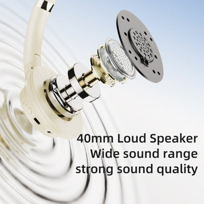 Zealot B39 Wireless Bluetooth 5.2 Headphone(Beige)