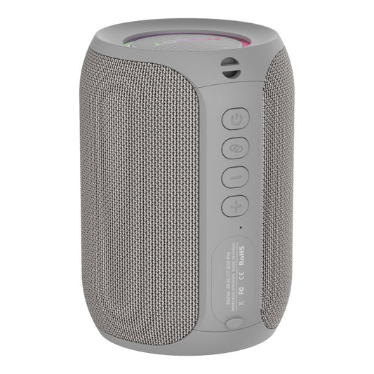 Enceinte Bluetooth haute puissance 15W Zealot S32 Pro avec lumière colorée (Gris)
