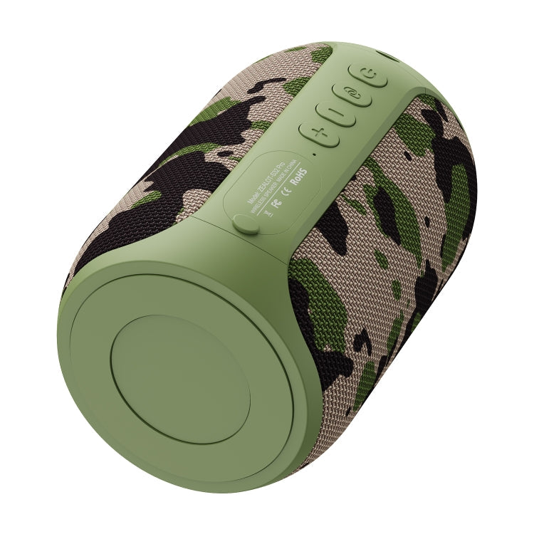 Zealot S32 Pro 15W High Power Bluetooth Speaker with Colorful Light(Camouflage Green)