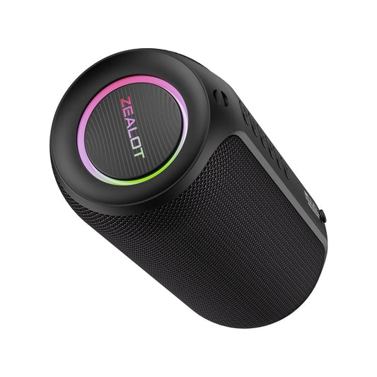 Enceinte Bluetooth haute puissance Zealot S32 Max 20W avec lumière RVB (noir)