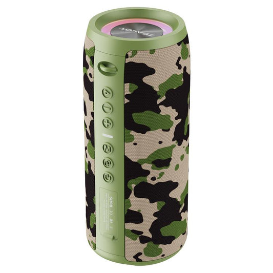Zealot S51 Pro Shocking Bass Bluetooth Speaker with Colorful Light(Camouflage)