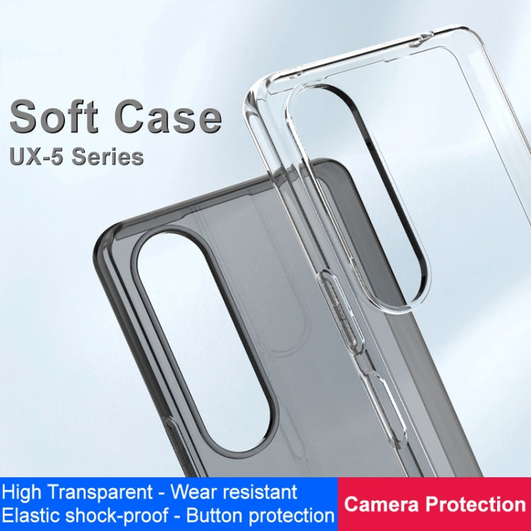 For Sony Xperia 1 VI IMAK UX-5 Series TPU Phone Case(Transparent)