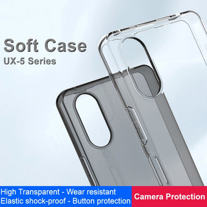 For Sony Xperia 10 VI IMAK UX-5 Series TPU Phone Case(Transparent)