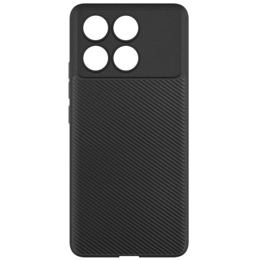 Pour Xiaomi Redmi K70E 5G imak Coque de téléphone ultra fine de 0,7 mm avec texture ondulée (Noir)