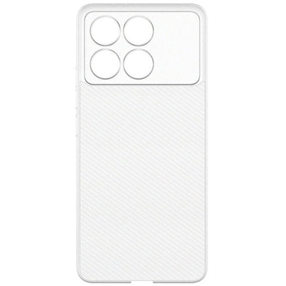 For Xiaomi POCO X6 Pro 5G imak 0.7mm Ultra Thin Ripple Texture Phone Case(Transparent White)