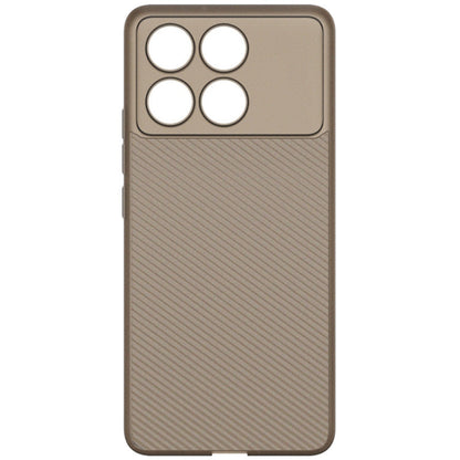 For Xiaomi POCO X6 Pro 5G imak 0.7mm Ultra Thin Ripple Texture Phone Case(Transparent Black)