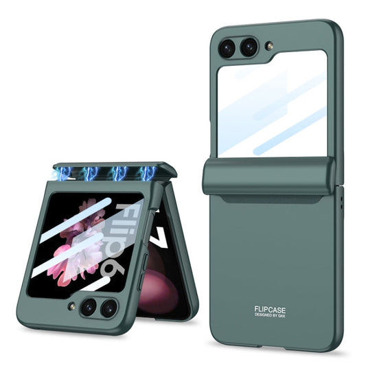 For Samsung Galaxy Z Flip6 / Flip7 FE GKK Integrated Magnetic Full Coverage Folding Phone Case(Green)