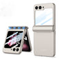 For Samsung Galaxy Z Flip6 / Flip7 FE GKK Integrated Magnetic Full Coverage Folding Phone Case(Titanium Grey)