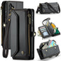 For Samsung Galaxy A13 5G / 4G CaseMe C36 Card Slots Zipper Wallet RFID Anti-theft Leather Phone Case(Black)