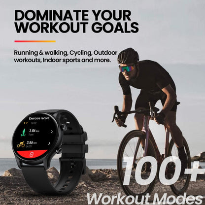 Zeblaze Btalk 3 Plus Montre intelligente de fitness et bien-être avec écran de 1,39 pouces et prise en charge des appels vocaux (Noir)