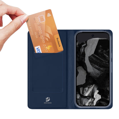 For Google Pixel 9 / 9 Pro DUX DUCIS Skin Pro Series Horizontal Flip Phone Leather Case(Blue)
