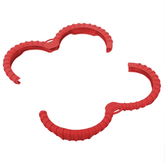 Pour DJI Avata 2 Sunnylife Drone Anti-Collision Protecteur Couverture Hélice Anneau Rayures (Rouge)