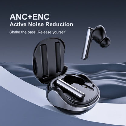 Langsdom TA03 ANC Active Noise Reduction Wireless Bluetooth Earphone(Black)