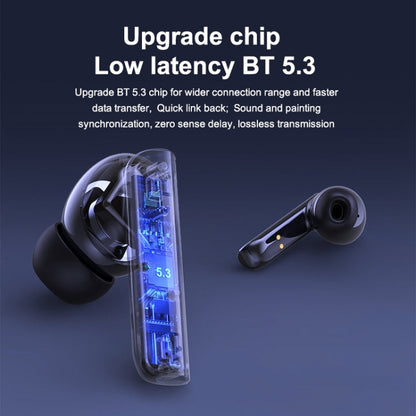Langsdom TA03 ANC Active Noise Reduction Wireless Bluetooth Earphone(Black)