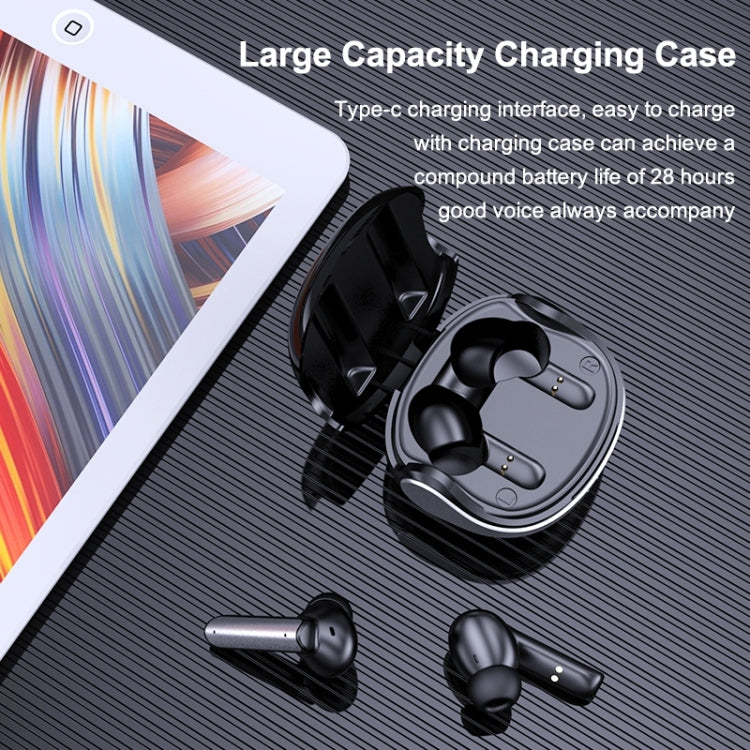 Langsdom TA03 ANC Active Noise Reduction Wireless Bluetooth Earphone(Black)