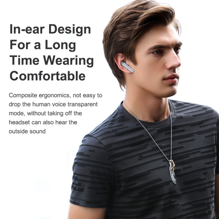 Langsdom TA03 ANC Active Noise Reduction Wireless Bluetooth Earphone(Black)