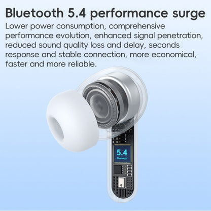 Langsdom TA08 Active Noise Reduction Wireless Bluetooth Earphone(White)