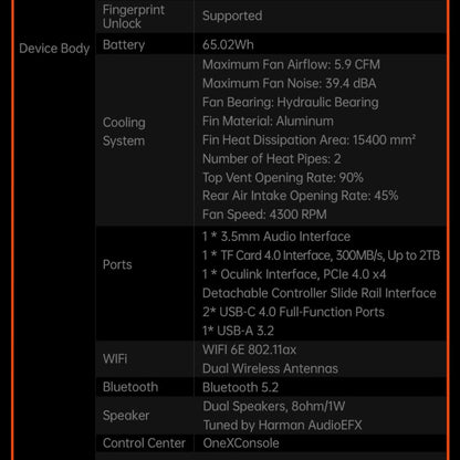 ONE-NETBOOK OneXPlayer X1 10.95 inch Handheld Game Console, 32GB+1TB, Windows 11 AMD Ryzen 7 8840U(Black)