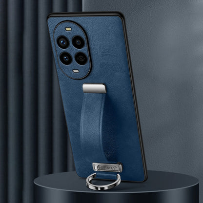 For Huawei nova 13 Pro SULADA PC Hybrid Leather Texture Skin Feel Shockproof Phone Case(Blue)