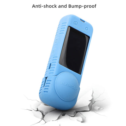 For Insta360 X4 / X5 Sunnylife Silicone Shockproof Case Lens Cover(Transparent)
