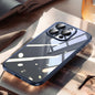 For iPhone 14 Pro SULADA Electroplating Frosted PC + TPU Shockproof Phone Case(Blue)