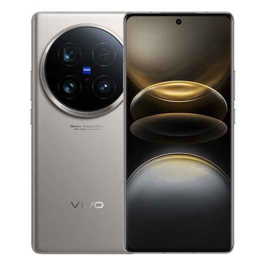 vivo X100 Ultra, 12GB+256GB, Face ID / Fingerprint Identification, 6.78 inch Android 14 OriginOS 4 Snapdragon 8 Gen 3 Octa Core, OTG, NFC, Network: 5G, Support Google Play(Titanium)