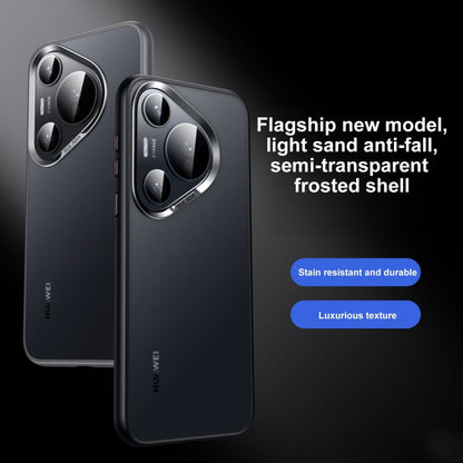 For Huawei Pura 70 Pro / 70 Pro+ SULADA Skin Feel Matte Shockproof Phone Case(Black)