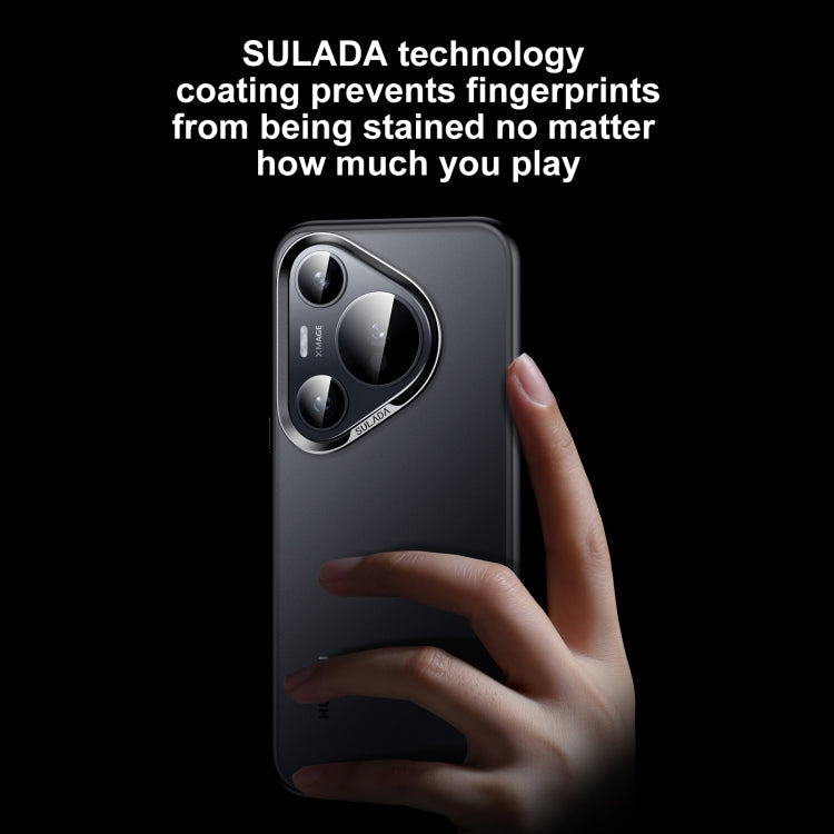 For Huawei Pura 70 Pro / 70 Pro+ SULADA Skin Feel Matte Shockproof Phone Case(Black)
