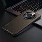 Pour Huawei Mate 60 SULADA 600D Coque de téléphone antichoc en PC à texture Kevlar (marron)