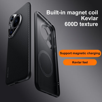 For Huawei Mate 60 Pro SULADA 600D Kevlar Texture PC Shockproof Phone Case(Blue)