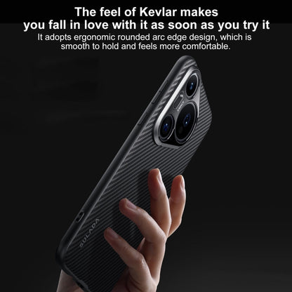 For Huawei Mate 60 SULADA 600D Kevlar Texture PC Shockproof Phone Case(Black)