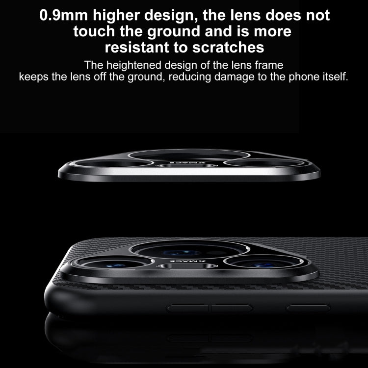 For Huawei Pura 70 SULADA 600D Kevlar Texture PC Shockproof Phone Case(Black)