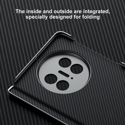 For Huawei Mate X3 SULADA 600D Kevlar Texture PC Shockproof Phone Case(Black)