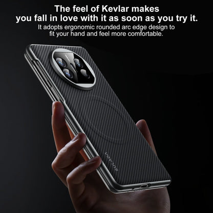 For Huawei Mate X5 SULADA 600D Kevlar Texture PC Shockproof Phone Case(Blue)