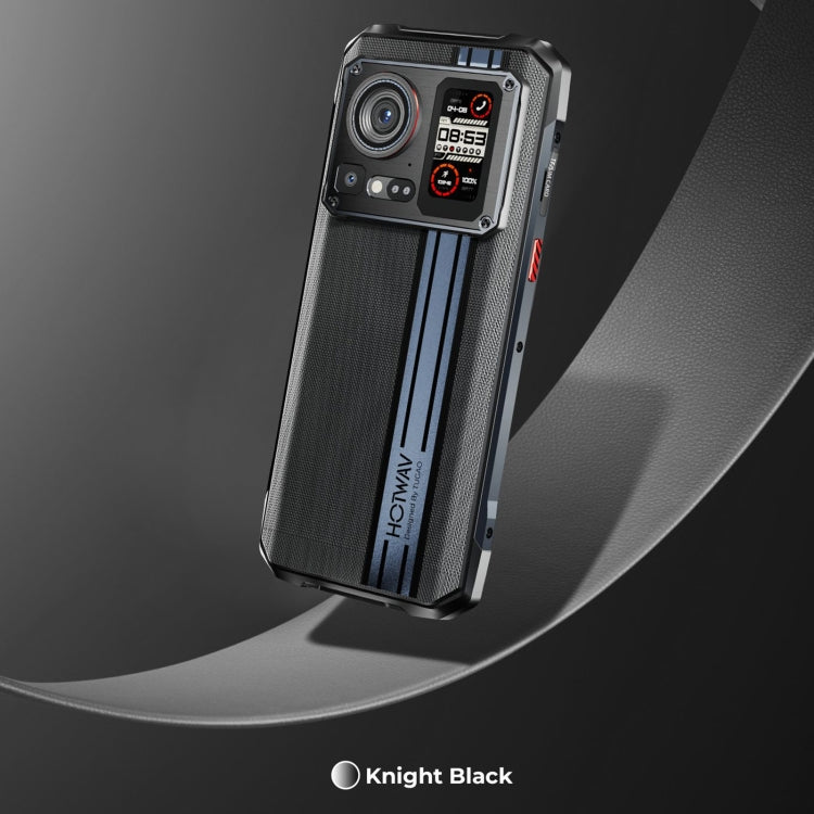 [HK Warehouse] HOTWAV Cyber 15, 12GB+256GB, IP68/IP69K Rugged Phone, 6280mAh, 6.6 inch Android 13 MediaTek MT6789 Helio G99 Octa Core, Network: 4G, NFC, OTG(Knight Black)