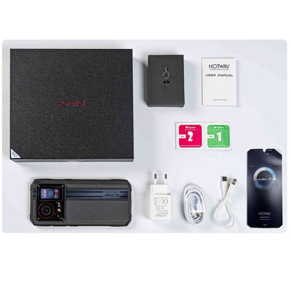 [HK Warehouse] HOTWAV Cyber 15, 12GB+256GB, IP68/IP69K Rugged Phone, 6280mAh, 6.6 inch Android 13 MediaTek MT6789 Helio G99 Octa Core, Network: 4G, NFC, OTG(Knight Black)