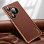 For Huawei Pura 70 SULADA TPU + Litchi Texture Leather Phone Case(Brown)