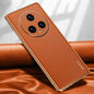 For Honor Magic5 SULADA TPU + Litchi Texture Leather Phone Case(Orange)