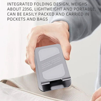 ROCK Desktop Rotating Metal Mobile Phone Holder(Grey)