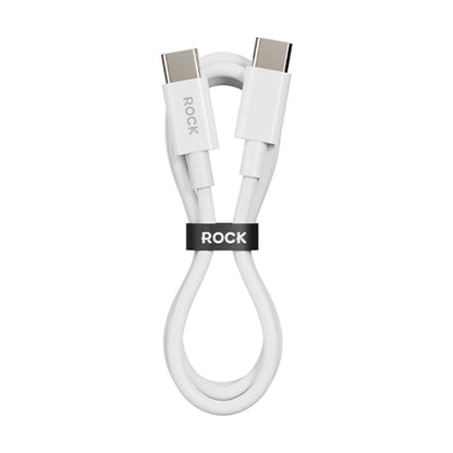 ROCK P8 Prime Series 1m USB-C / Type-C Fast Charging Data Cable, Interface:PD60W USB-C / Type-C(White)